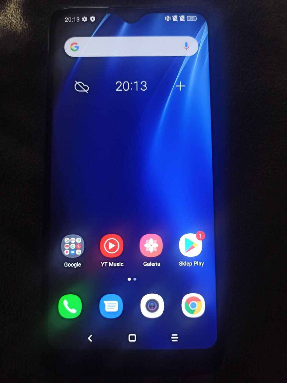 Smartphone 3 RAM / 32 GB, granatowy, Android 10 – tanio