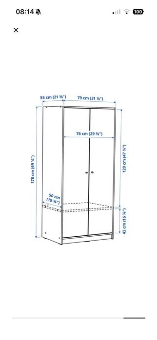 Armario KLEPPSTAD ikea