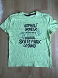T-shirt koszulka limonkowa jasnozielona 100% bawełna Pepperts 134/140