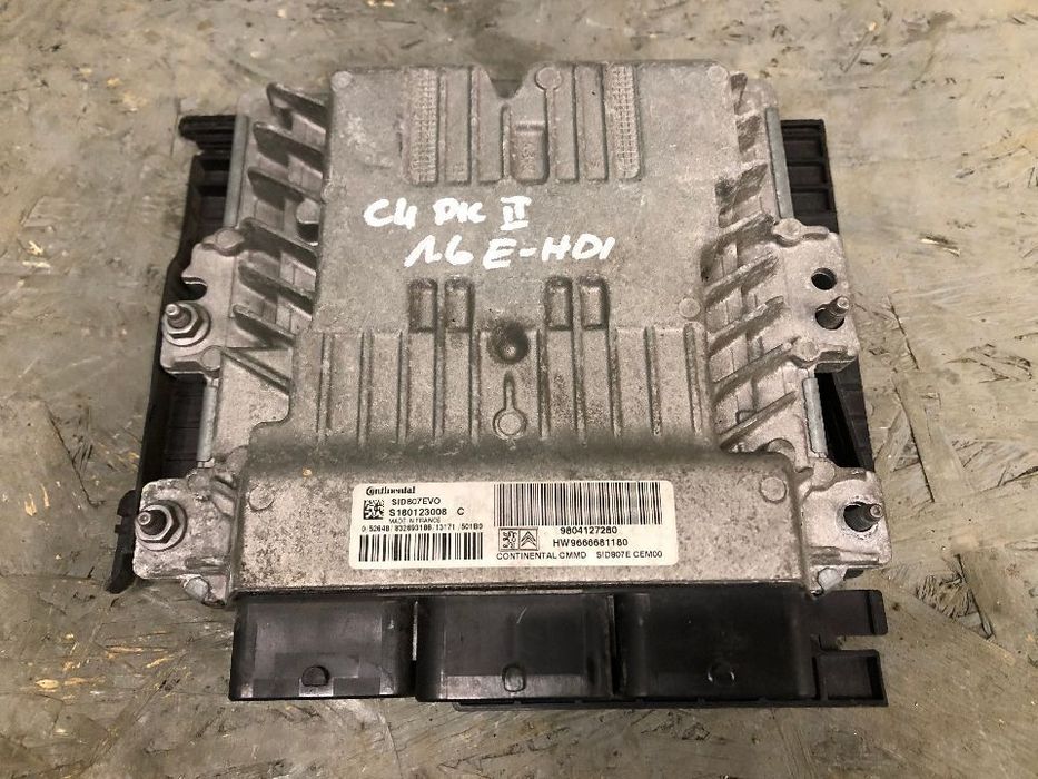 CITROEN C4 PICASSO II 1.6 EHDI 13-19&#039; STEROWNIK KOMPUTER SILNIKA 9804127280