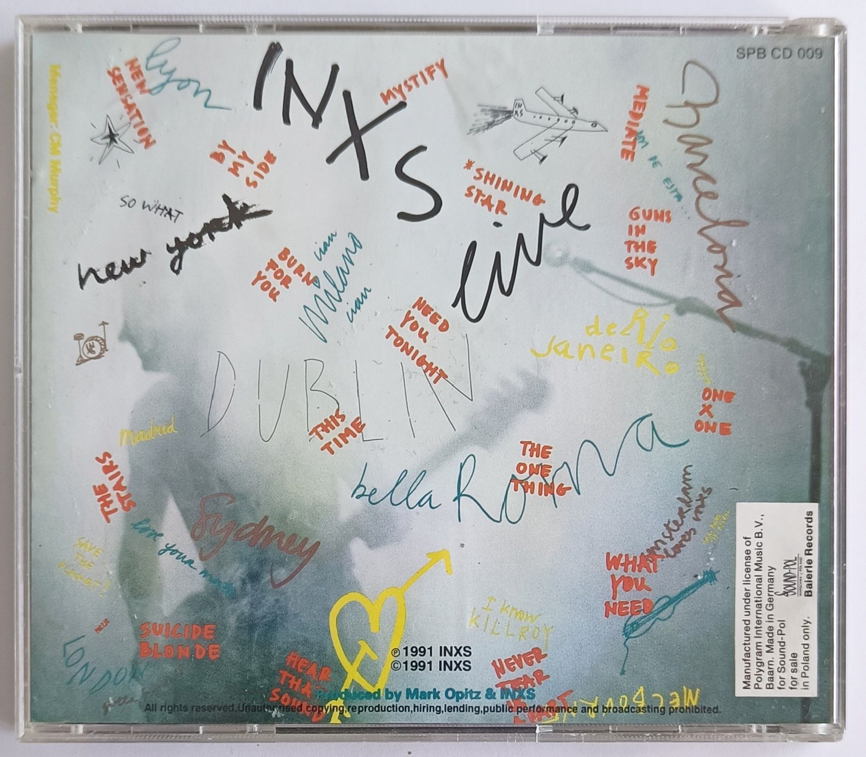 INXS Live Baby Live PL 1991r