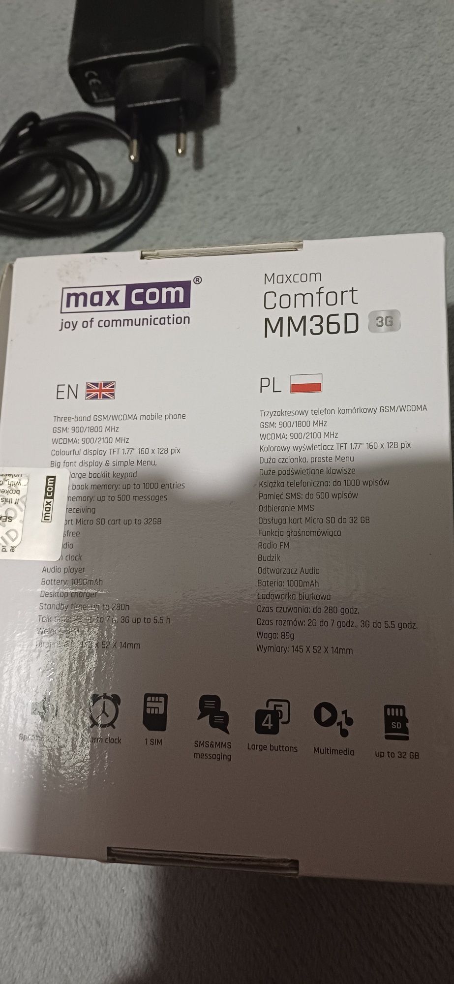 Telefon komórkowo-stacjonarmy Maxcom