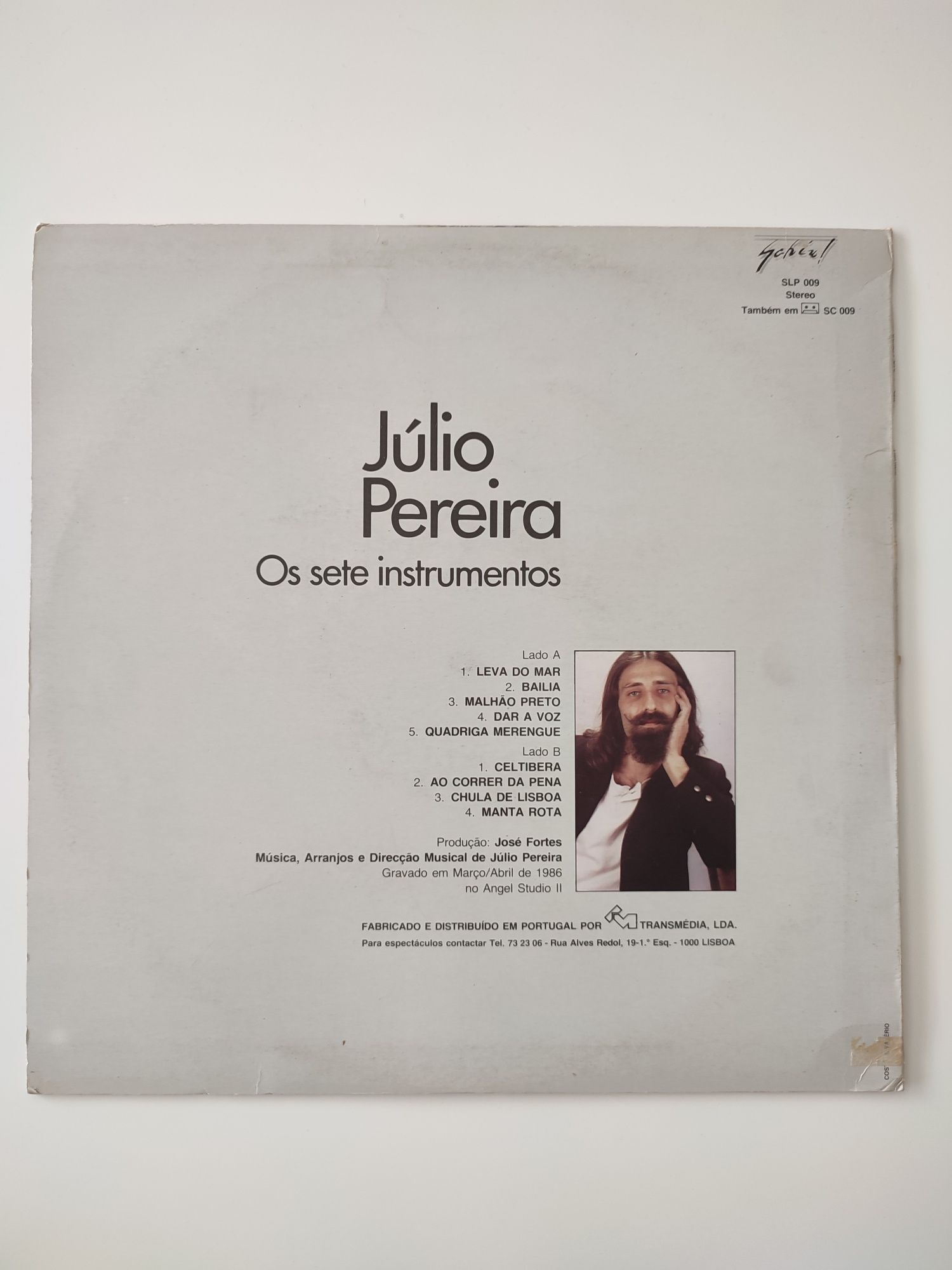 Disco vinil LP - Júlio Pereira