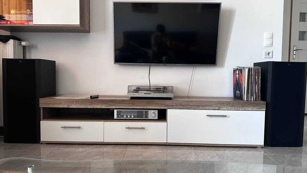 Sony PS-T1 + Pioneer SA-750 + kolumny Dual + tuner – kompletny zestaw
