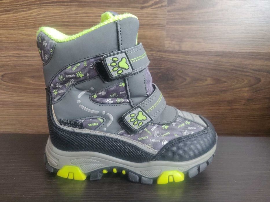 Ортопедичные ботинки р. 28 , стелька 18-18,5 см. серые