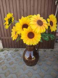 Duży wazon ze słonecznikami