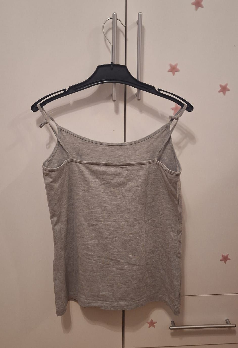 Camisola de alças cinza tamanho 36/38