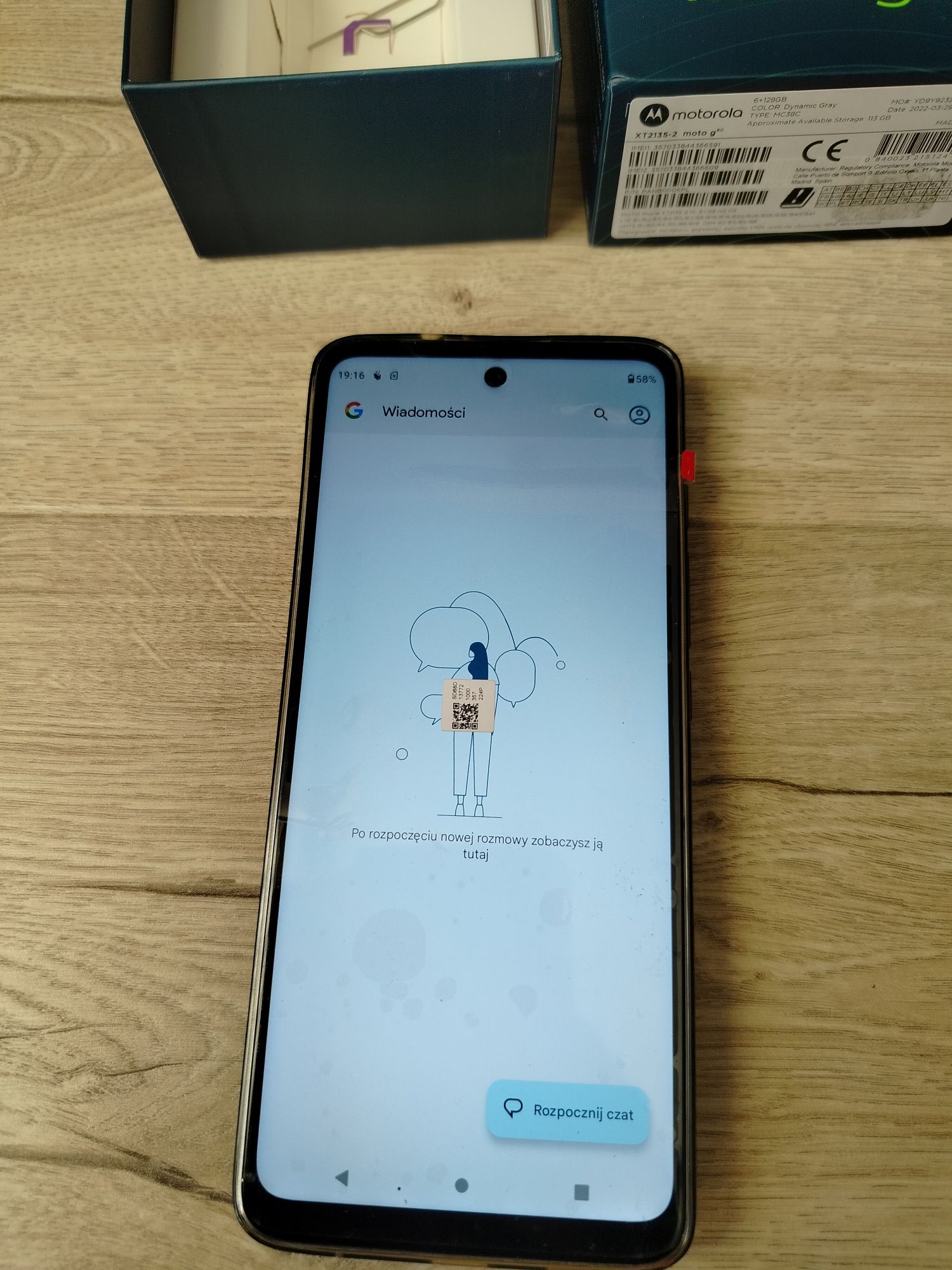 Motorola Moto G60 6/128GB w kolorze Dynamic Grey