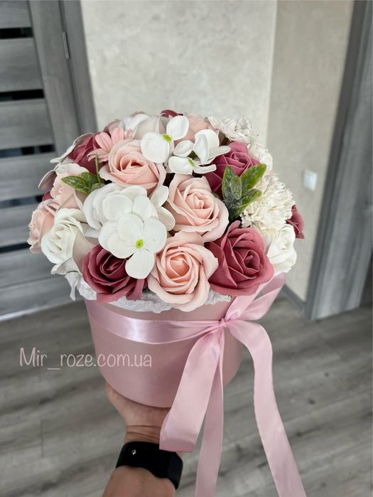 Композицї із мильних квітів