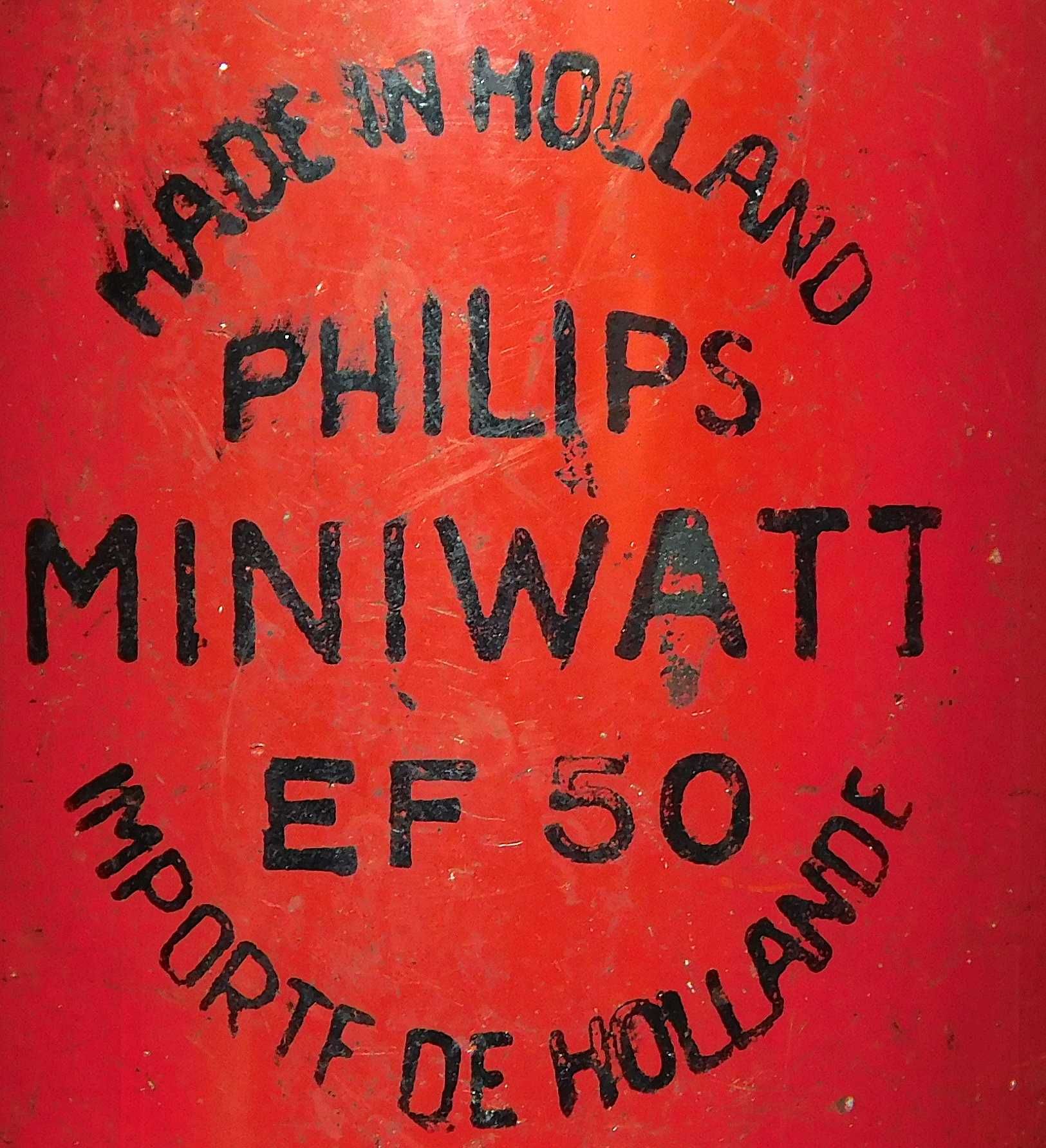 Lampa elektronowa, Pentoda EF50 PHILIPS