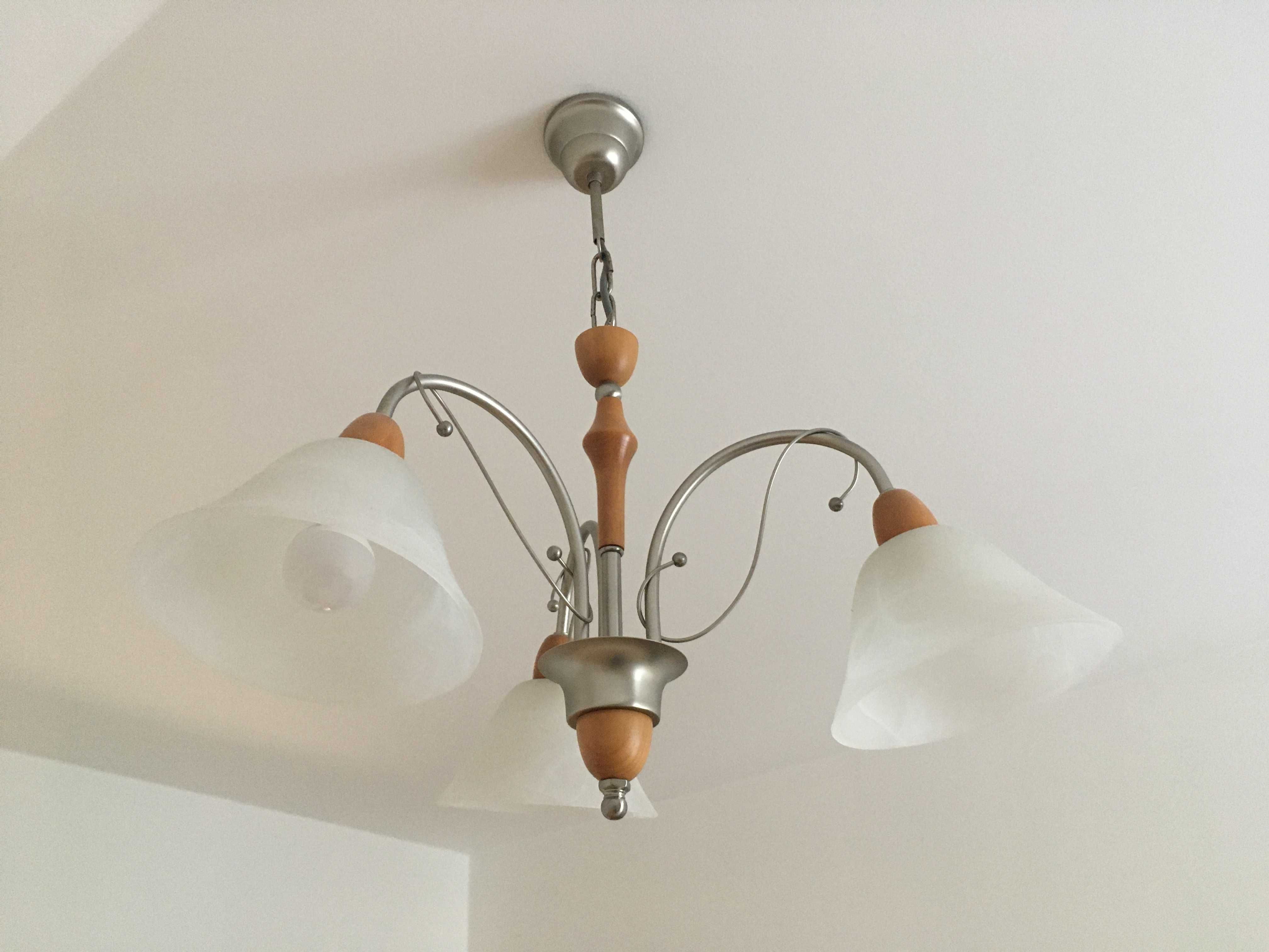 Lampa sufitowa żyrandol do salonu