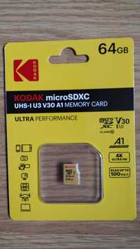 Karta pamięci Kodak microSDXC 64GB. Nowa. Tanio