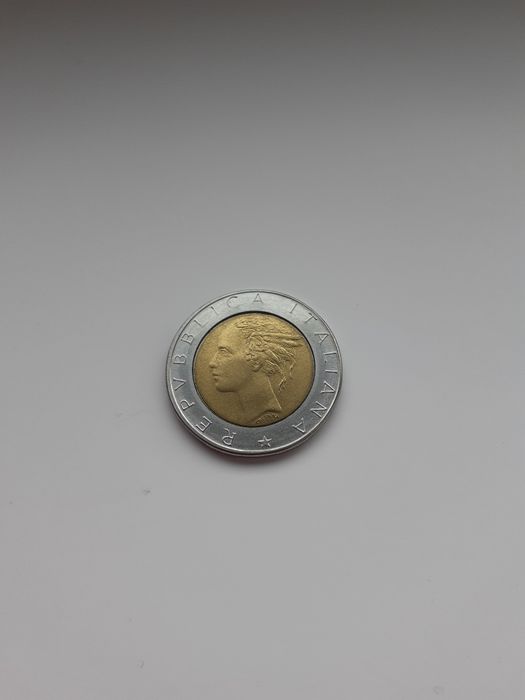 Moneta 500 lirów z 1987r Włochy