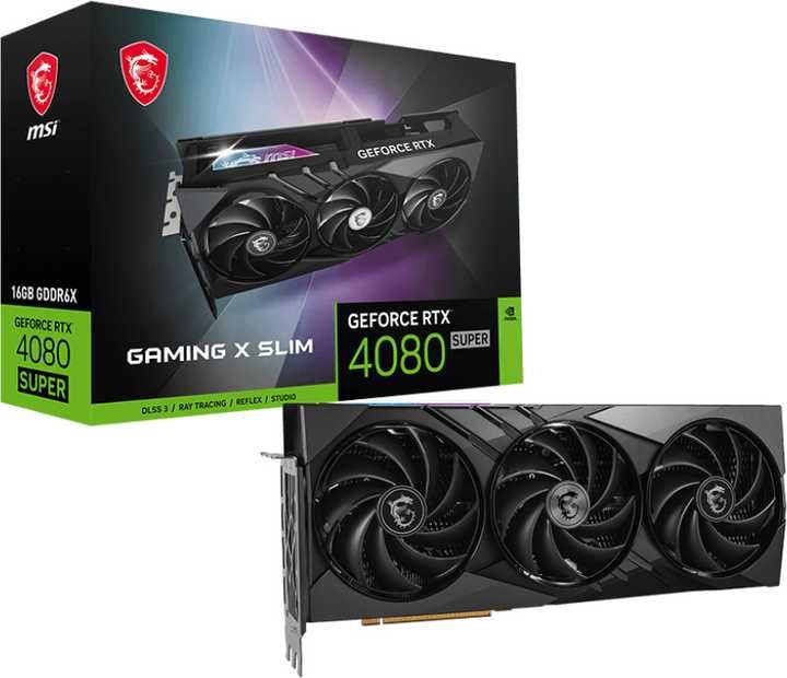 MSI PCI-Ex GeForce RTX 4080 Super 16G Gaming X Slim