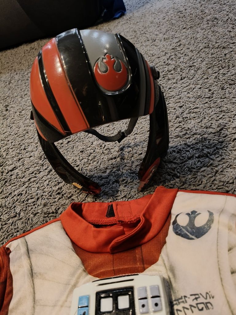 Strój pilota xwinga ,Star Wars, z maską