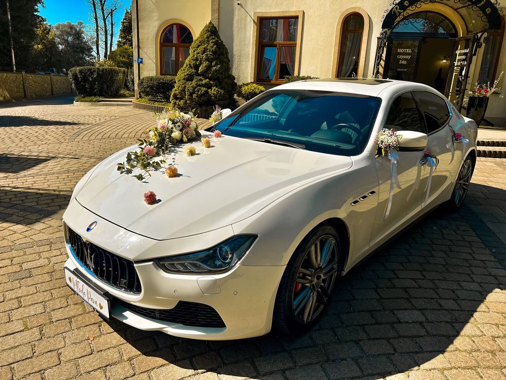 Auto do ślubu Maserati Ghibli Kraków