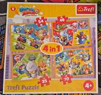 Puzzle Super Zings (4+) 4in1