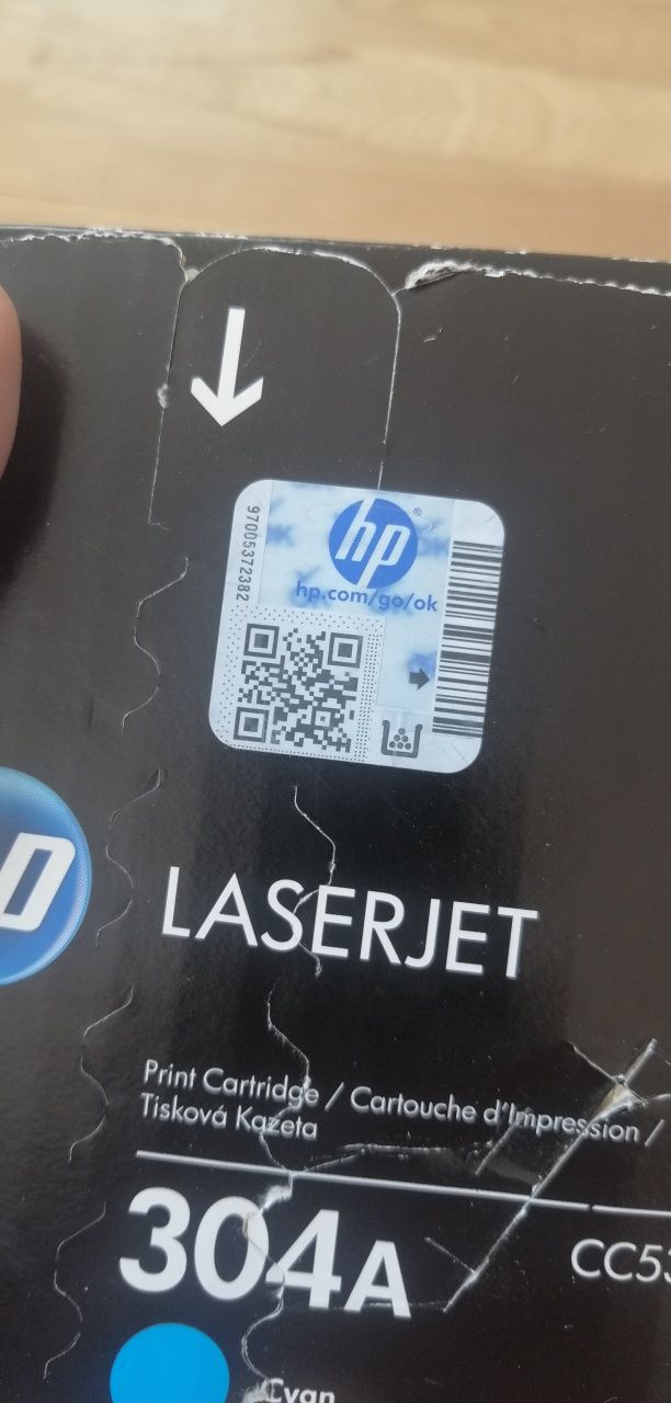 Hp tusz cartridge laserjet 304a cyan