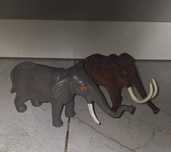 Figurki słoń i mamut