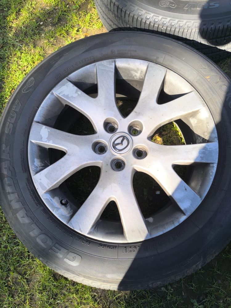 Felgi aluminiowe Mazda 18” + opony caloroczne Yokohama 235/60 R18