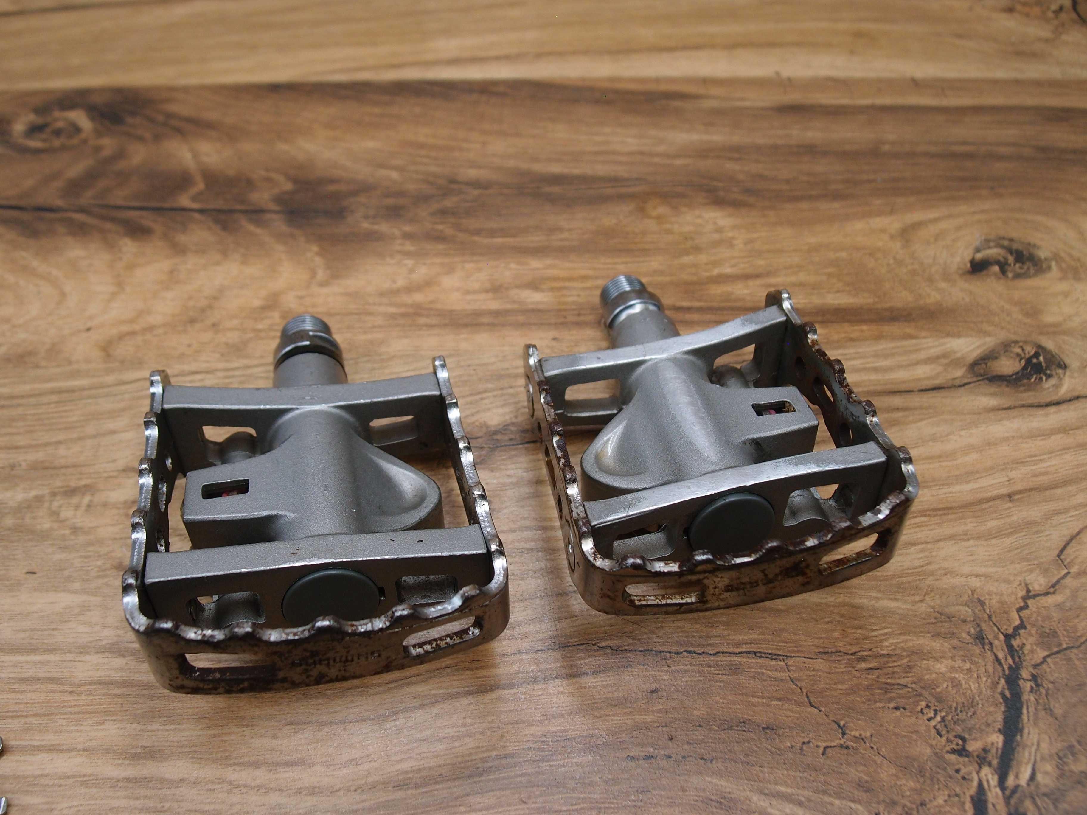 pedały rowerowe Shimano PD-M324 SPD platformowe retro MTB