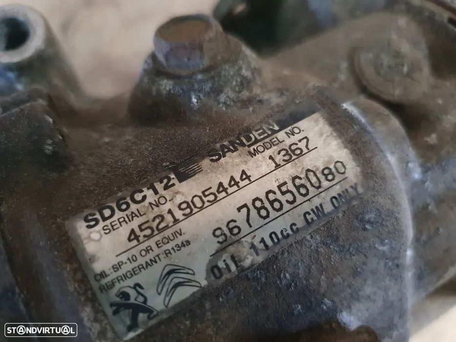 Compressor ar Condicionado Citroën Berlingo B9 1.6 HDI 96786.56080