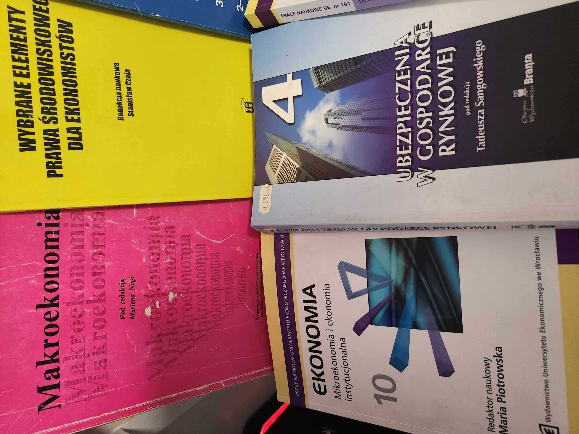 6 książek z ekonomii Makro Mikro Finanse przedsiębiorstw prace naukowe