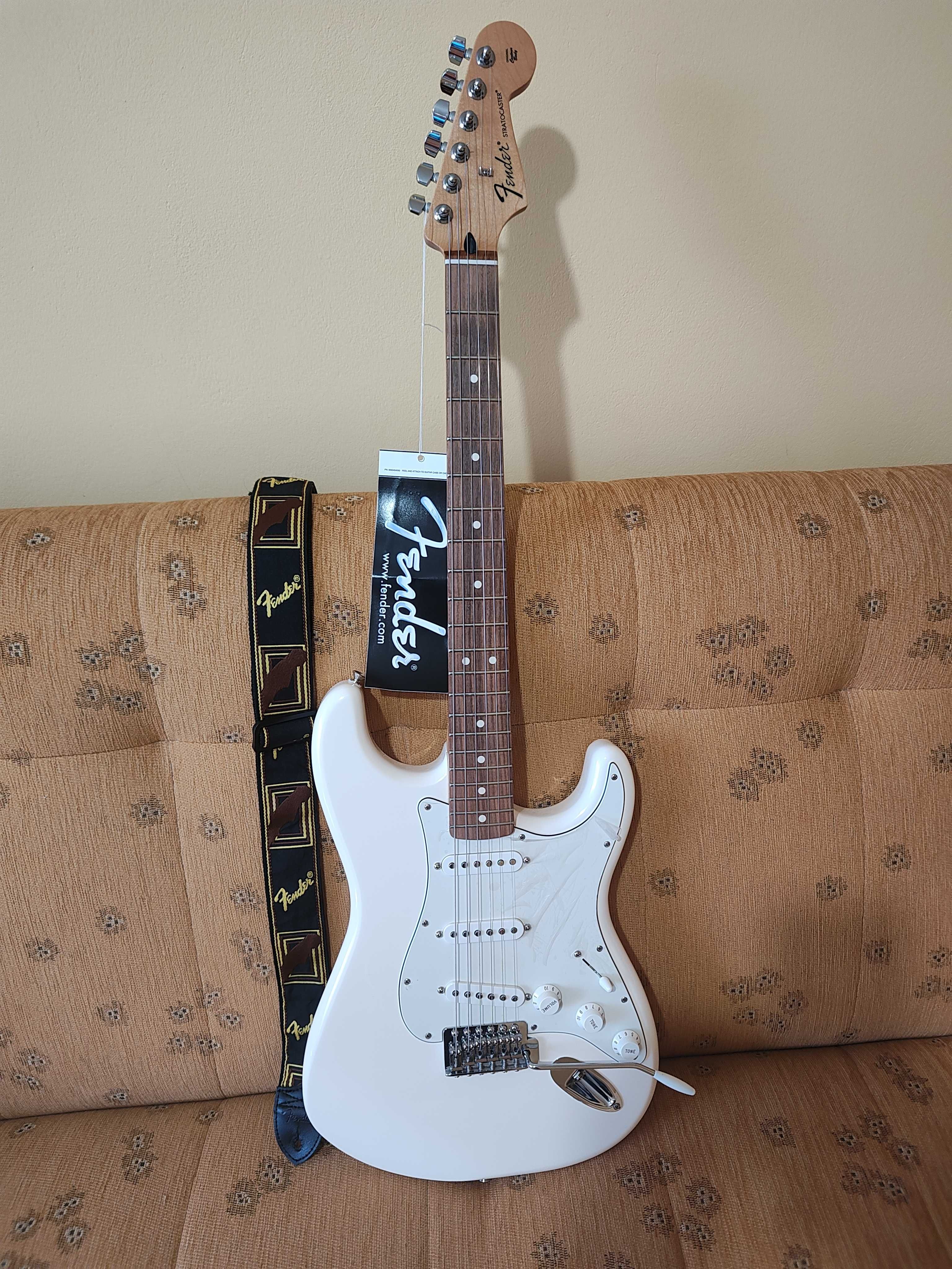 Gitara Fender Stratocaster Original Arctic White/ Jak Nowa