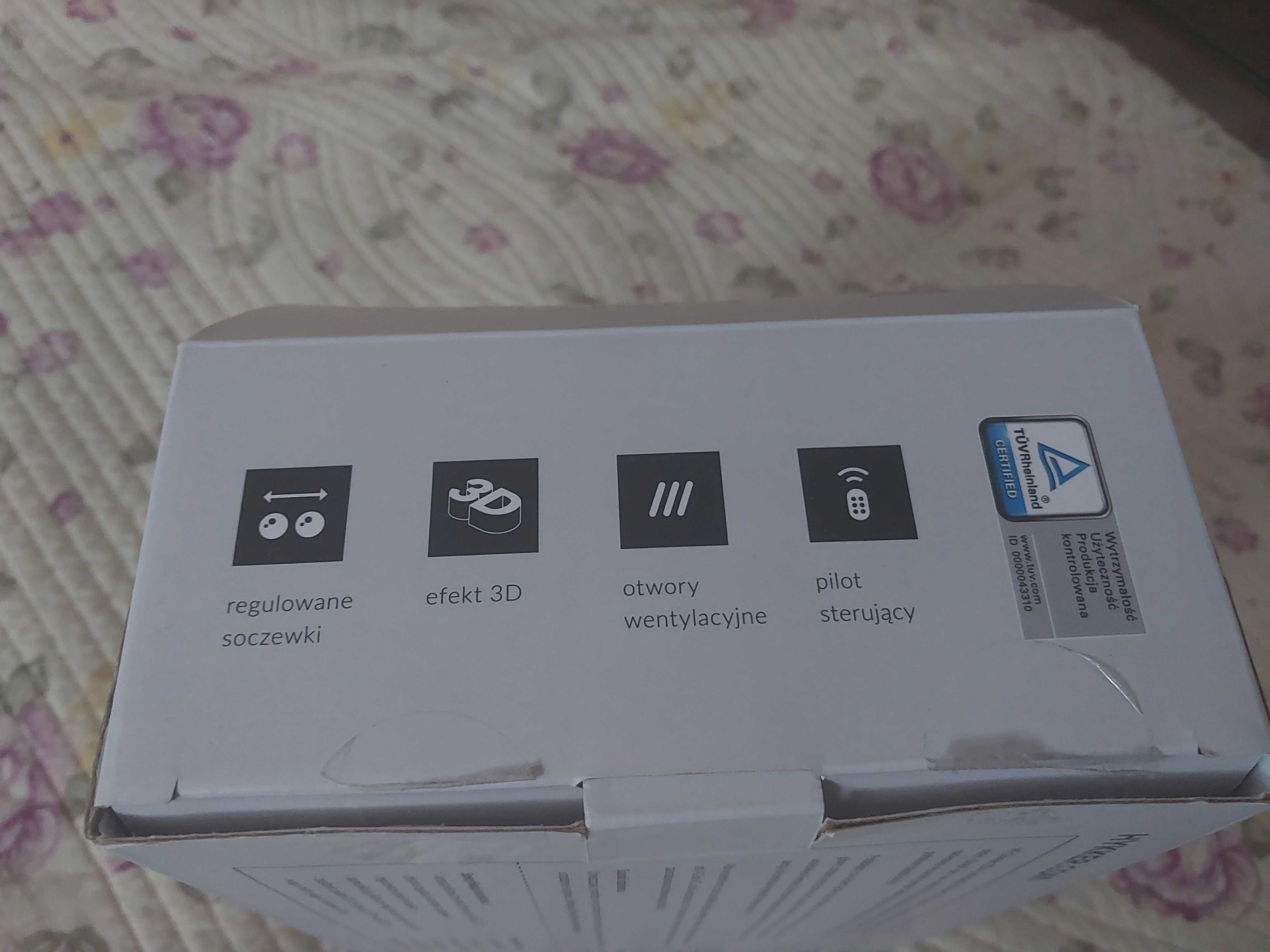 Okulary/gogle 3D Glasses VR dla smartfonów 4,0-5,5" + pilot + BT