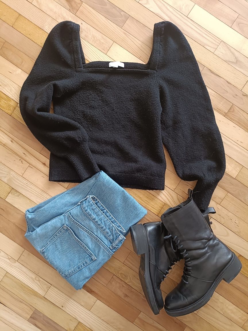 Sweterek H&M 38/M bufki