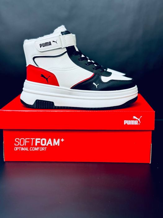 Жіночі зимові кросівки PUMA натуральная кожа