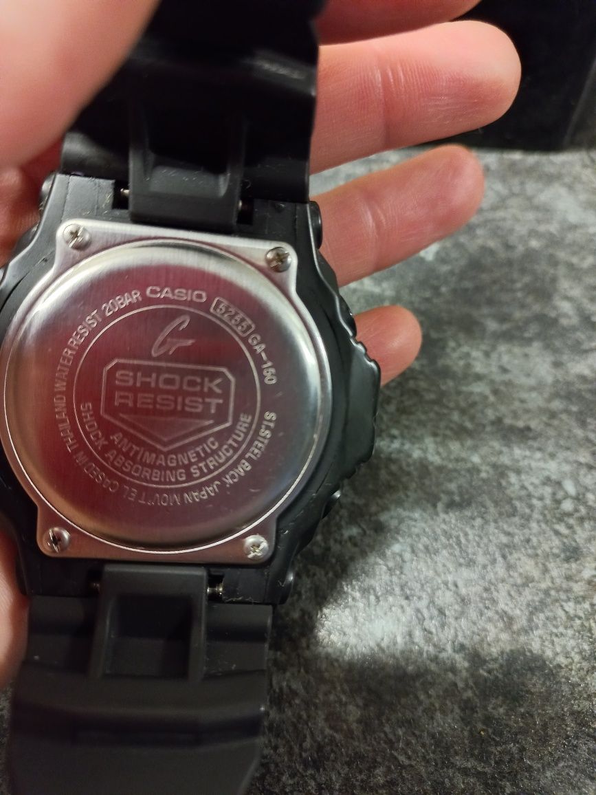 G-Shock Casio Кварцовий  годинник GA-150-1AER чоловічий Часы Оригинал
