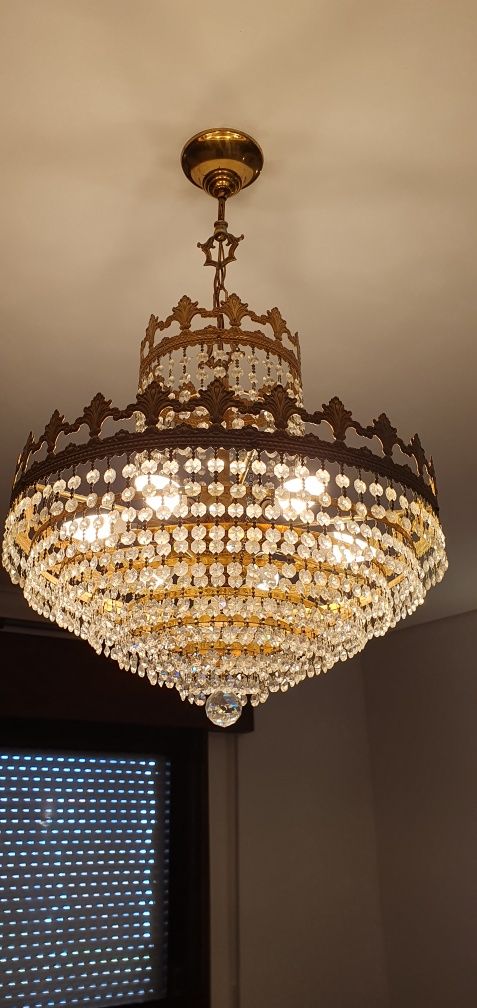 Lustre  Cristal tecto