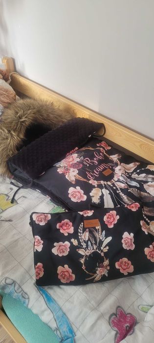 Śpiworek do wózka+mufka,stan idealny !