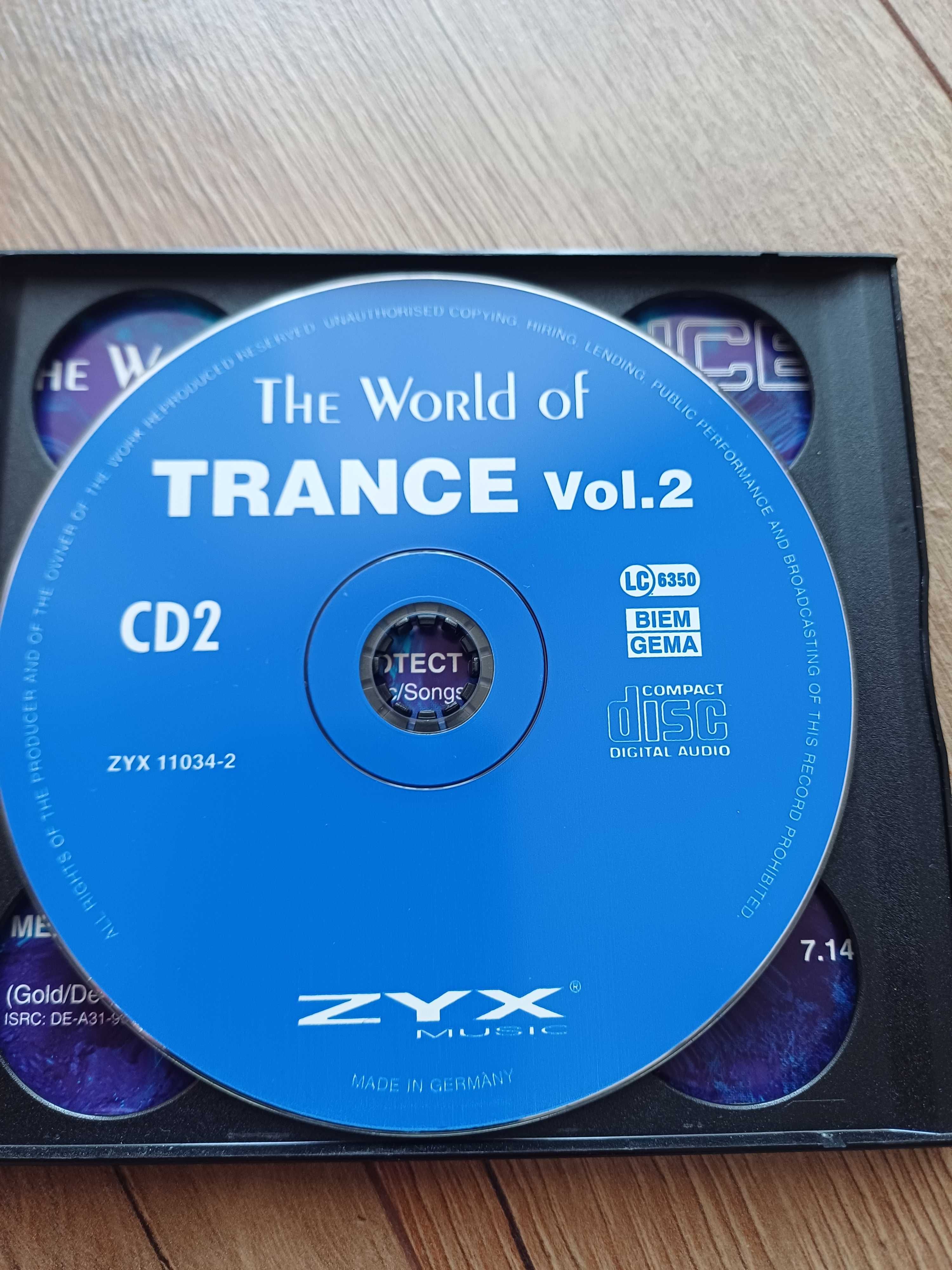 CD trance, techno, 1996r., the world of trance