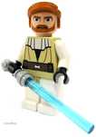 LEGO STAR WARS Clone Wars Obi-Wan Kenobi Nowa Oryginalna Figurka Miecz