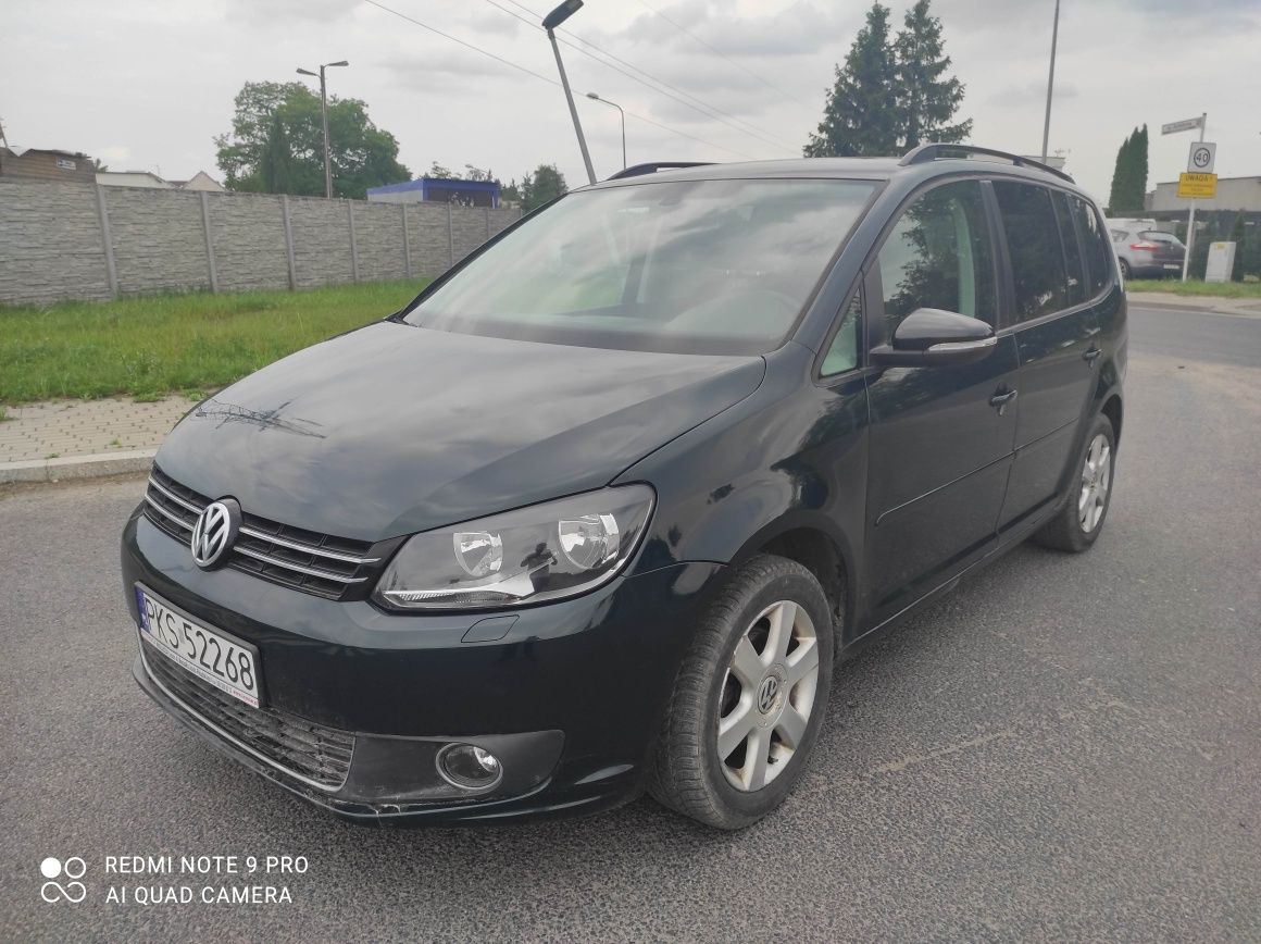 Volkswagen Touran 2012manual ważne opłaty 7osobowy mały przebieg 140km