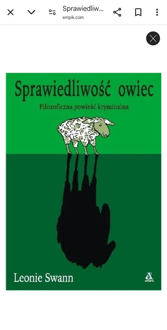 Sprawiedliwość owiec + Triumf owiec, Leonie Swann