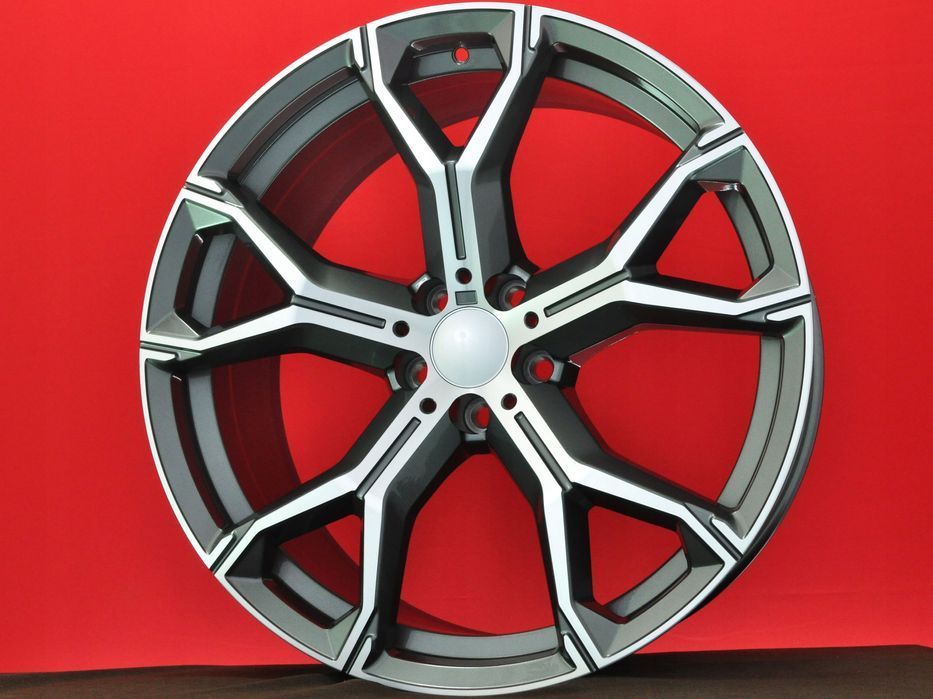 Szare felgi R21 5X112 BMW X5 G05 X6 G06 X7 G07 Audi A8 D5 S8 E-Tron