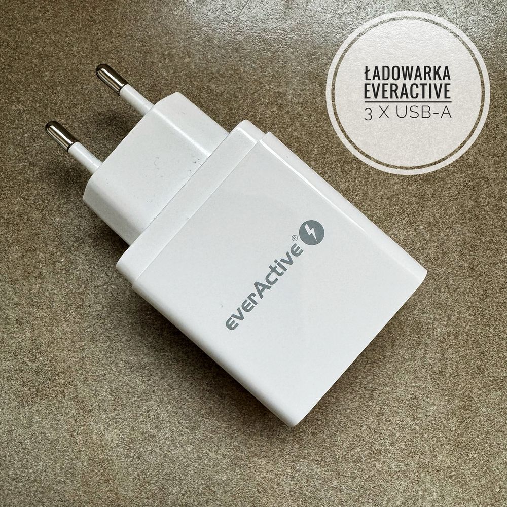 Ładowarka everActive 3xUSB-A model SC-300