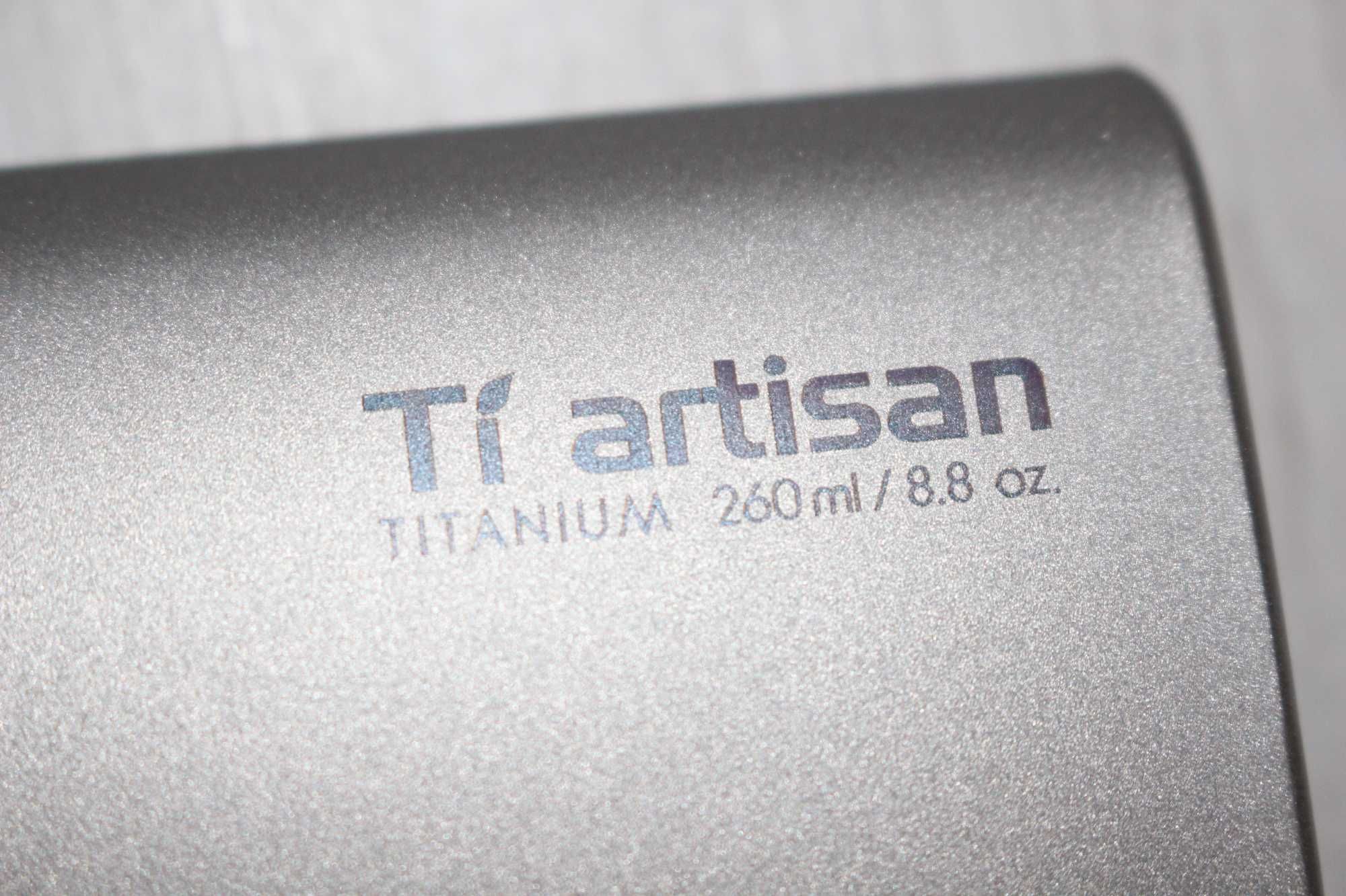 Сувенірна титанова фляга для міцих напоїв, алкогольних Tiartisan 260мл