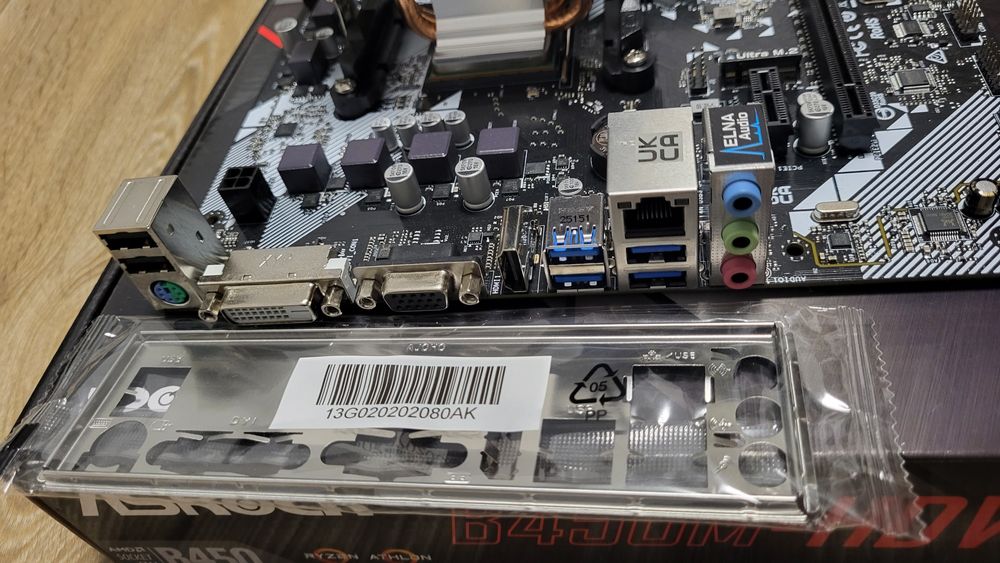 Комплект Ryzen 5 2600+Asrock B450M-HDV(Новая)+16GB+ Башня Socket AM4