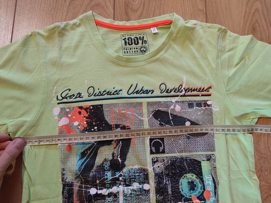 Koszulka t-shirt bawełniany dziecięcy 158/164 z grafiką