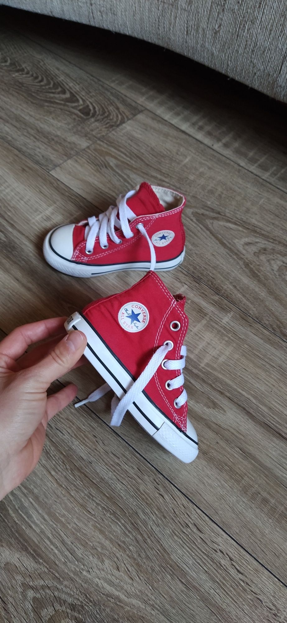 Converse trampki Conversy wysokie czerwone r.21