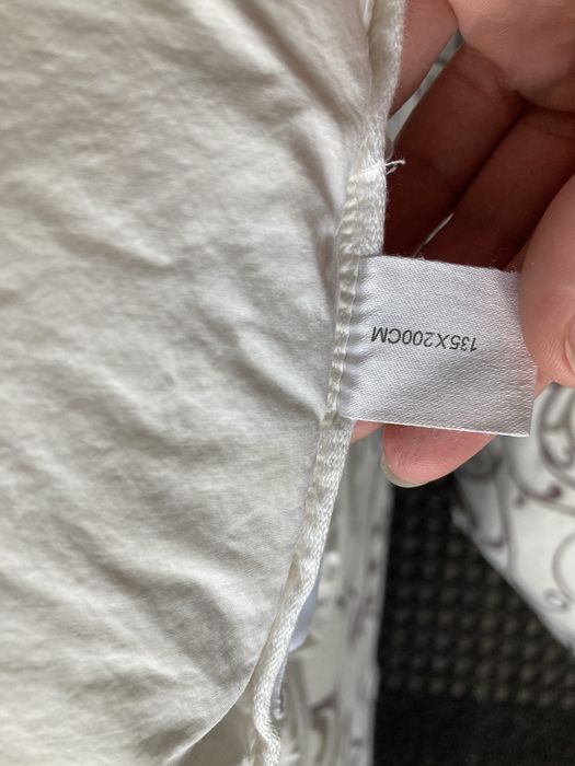 Ковдра зимова  пухова натуральна  полуторна односпальна 135х200