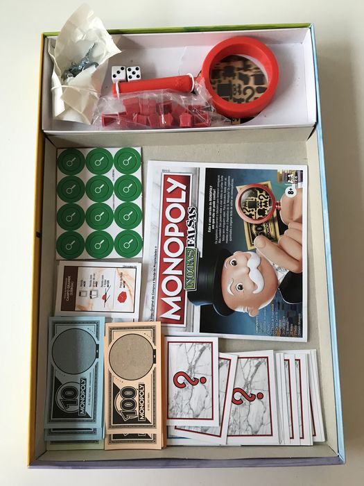 Jogo de Tabuleiro Monopólio Notas Falsas