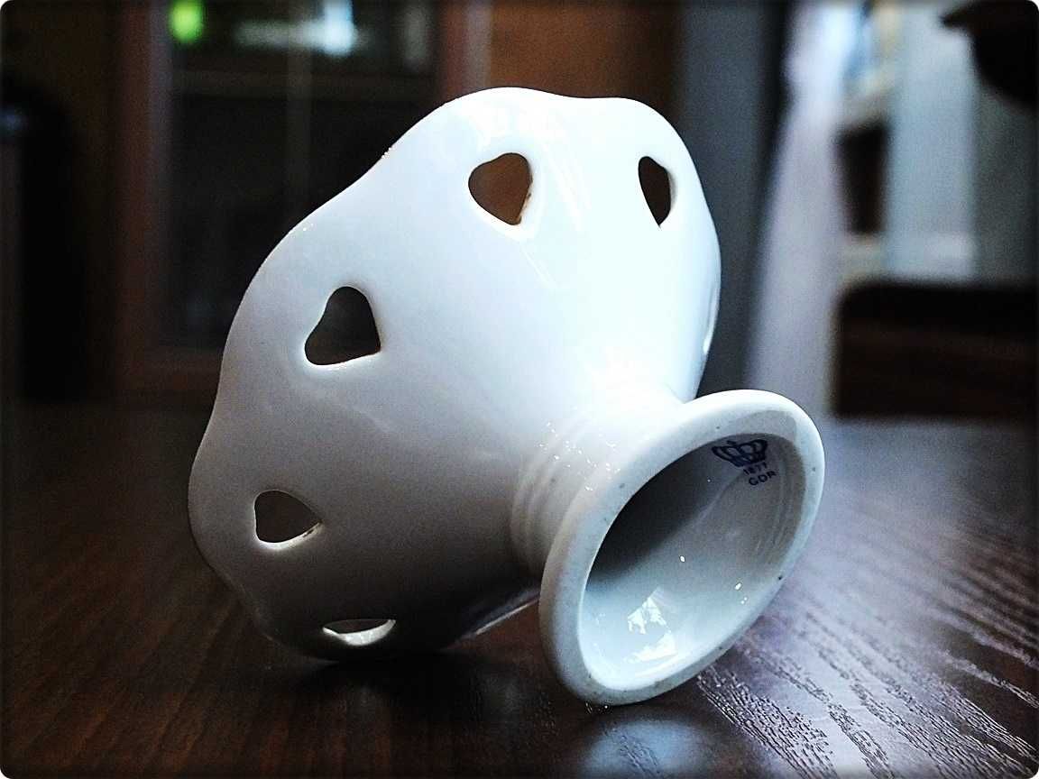 Mini Patera na nóżce Porcelana Kolekcjonerska Sygn.1877 GDR IGŁA !