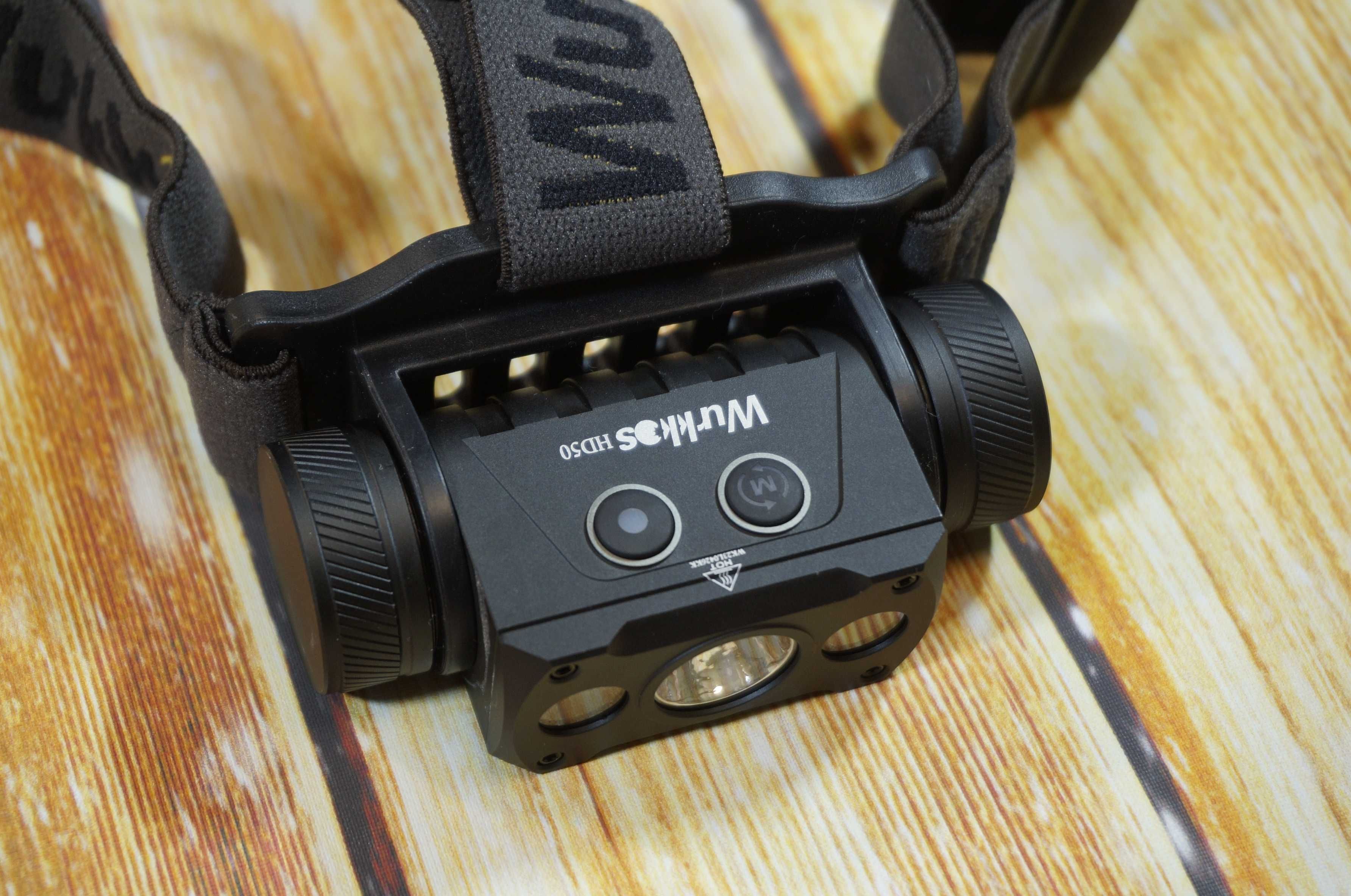 Wurkkos HD50 налобний ліхтар з червоним світлом XHP 50D 21700