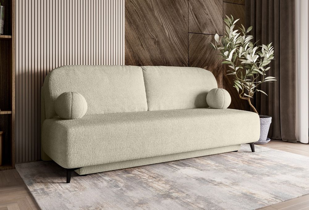 Sofa rozkładana MIRASSO z funkcją spania i pojemnikiem  nowoczesna