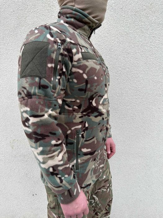 Фліска військова мультикам \ флиска мульт ЗСУ \ флисовая кофта военная